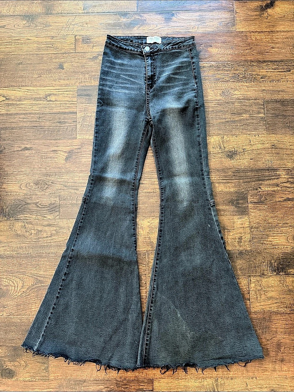 Blank Paige Flare Jeans in Black Size Medium